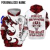 Personalized Custom Name I Am A June Guy 3D All Over Printed Hoodie