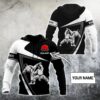 Personalized Custom Name Karate 3D All Over Printed Hoodie