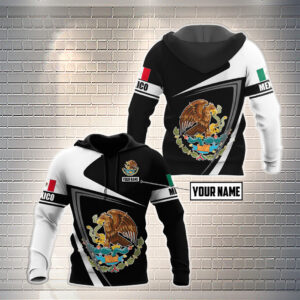Personalized Customize Mexico Coat Of Arms 3D All Over Printed Hoodie