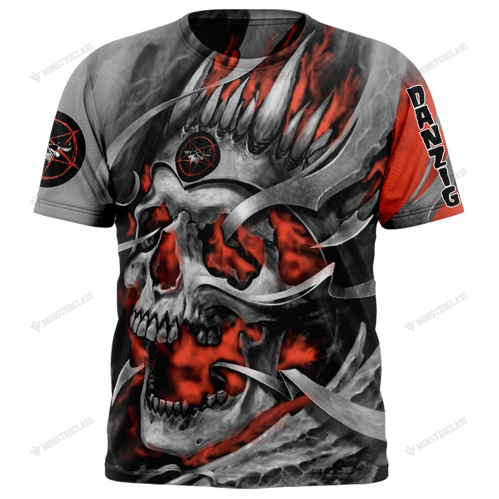 Personalized Danzig Band Skull Custom 3D Shirt Personalized Danzig Band Skull Custom 3D Shirt