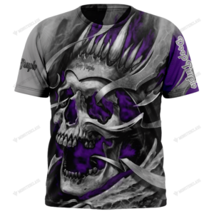 Personalized Deep Purple Band Skull Custom 3D Shirt