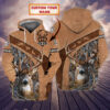 Personalized Deer Hunting Custom Name 3D Hoodie