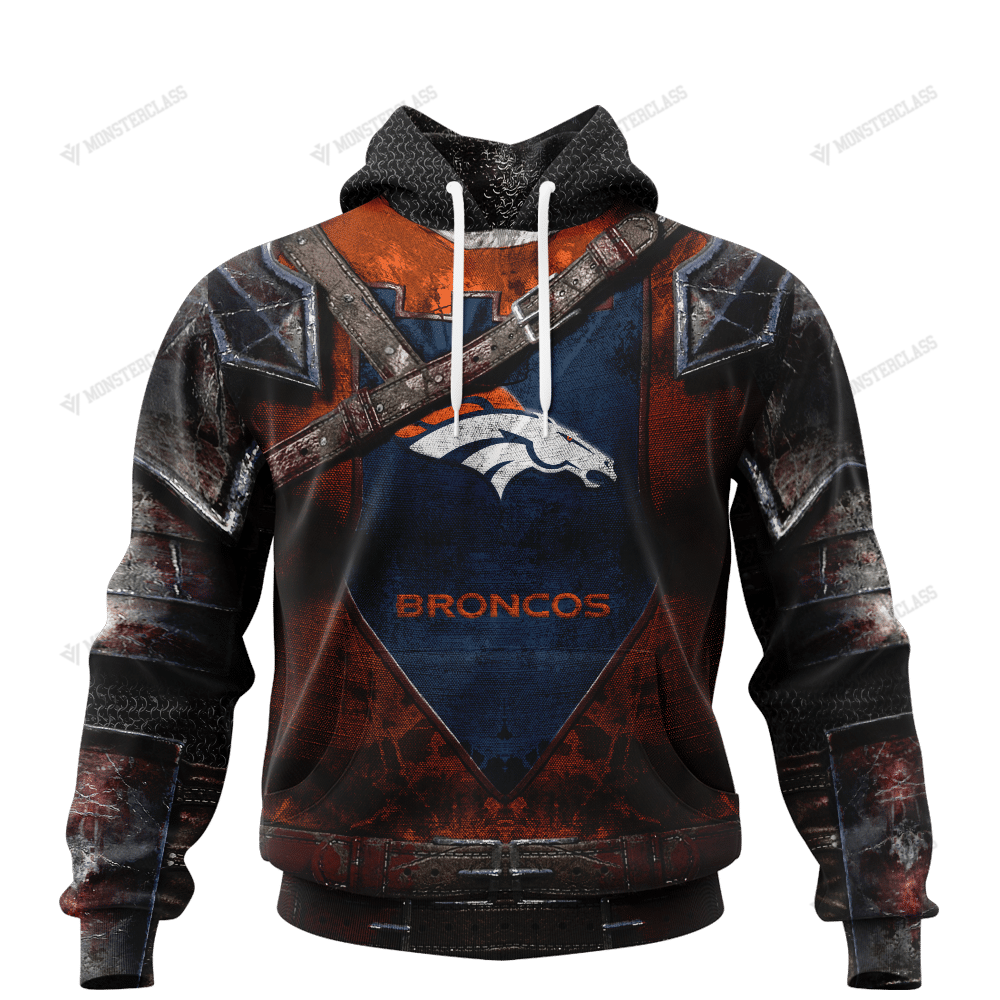 Personalized Denver Broncos Warrior Custom 3D Shirt Personalized Denver Broncos Warrior Custom 3D Shirt