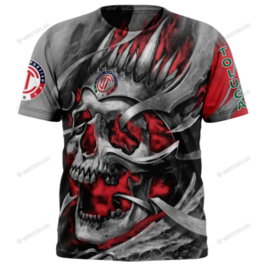 Personalized Deportivo Toluca Custom Skull Jersey Hoodie