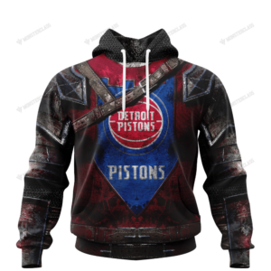 Personalized Detroit Pistons Custom 3D Warriors Jerseys Hoodie