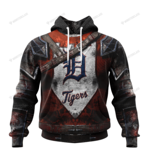 Personalized Detroit Tigers Custom 3D Warriors Jerseys Hoodie