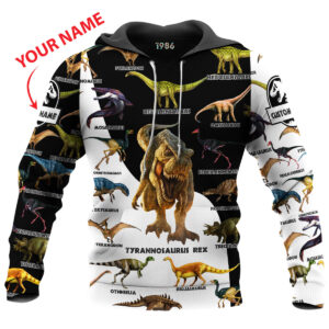 Personalized Dinosaur Collection 3D All Over Printed Shirt