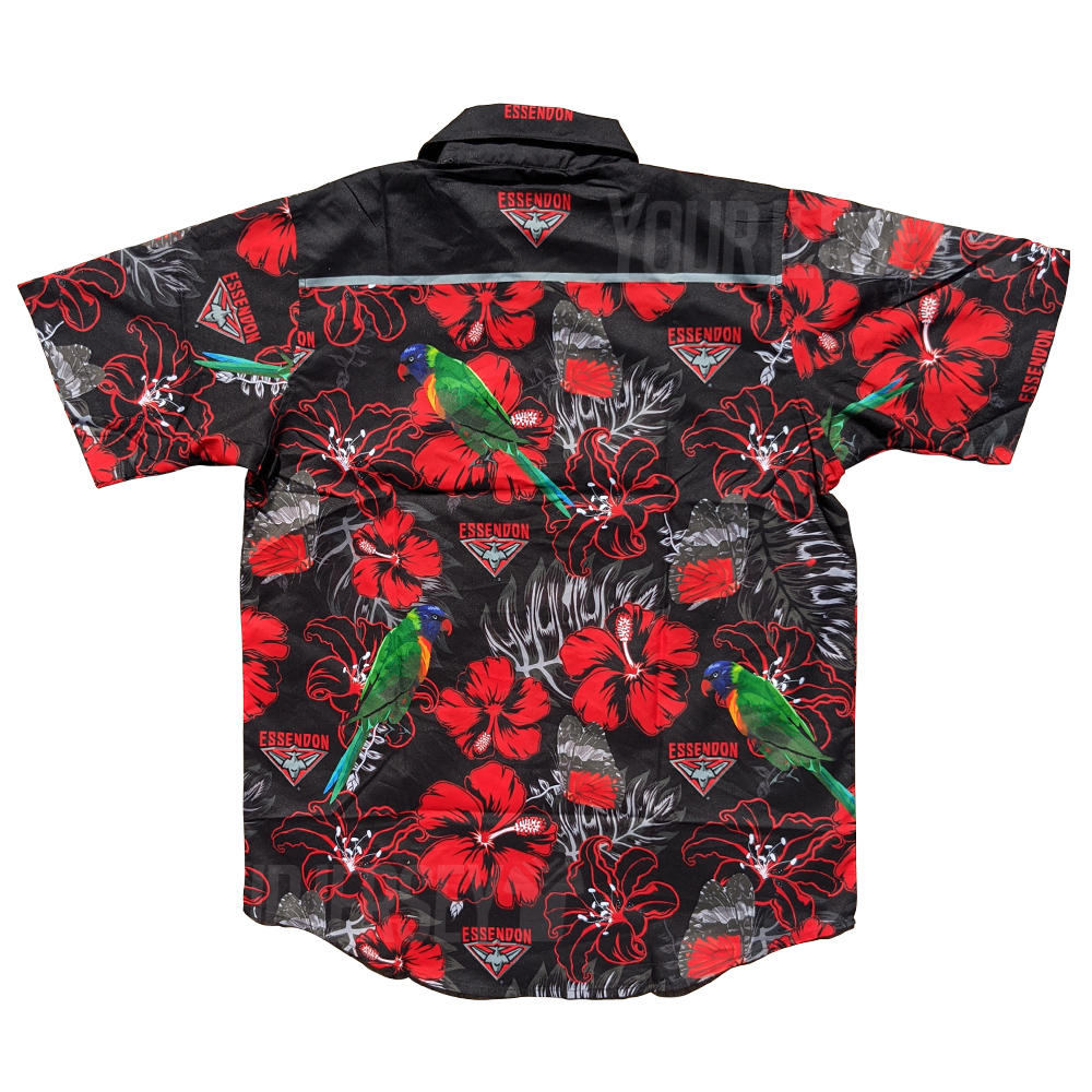 Personalized Essendon Bombers Afl Hawaiian Shirt Personalized Essendon Bombers Afl Hawaiian Shirt