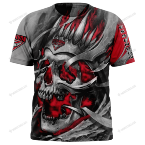 Personalized Essendon Football Club Bombers Custom Skull Jersey Hoodie