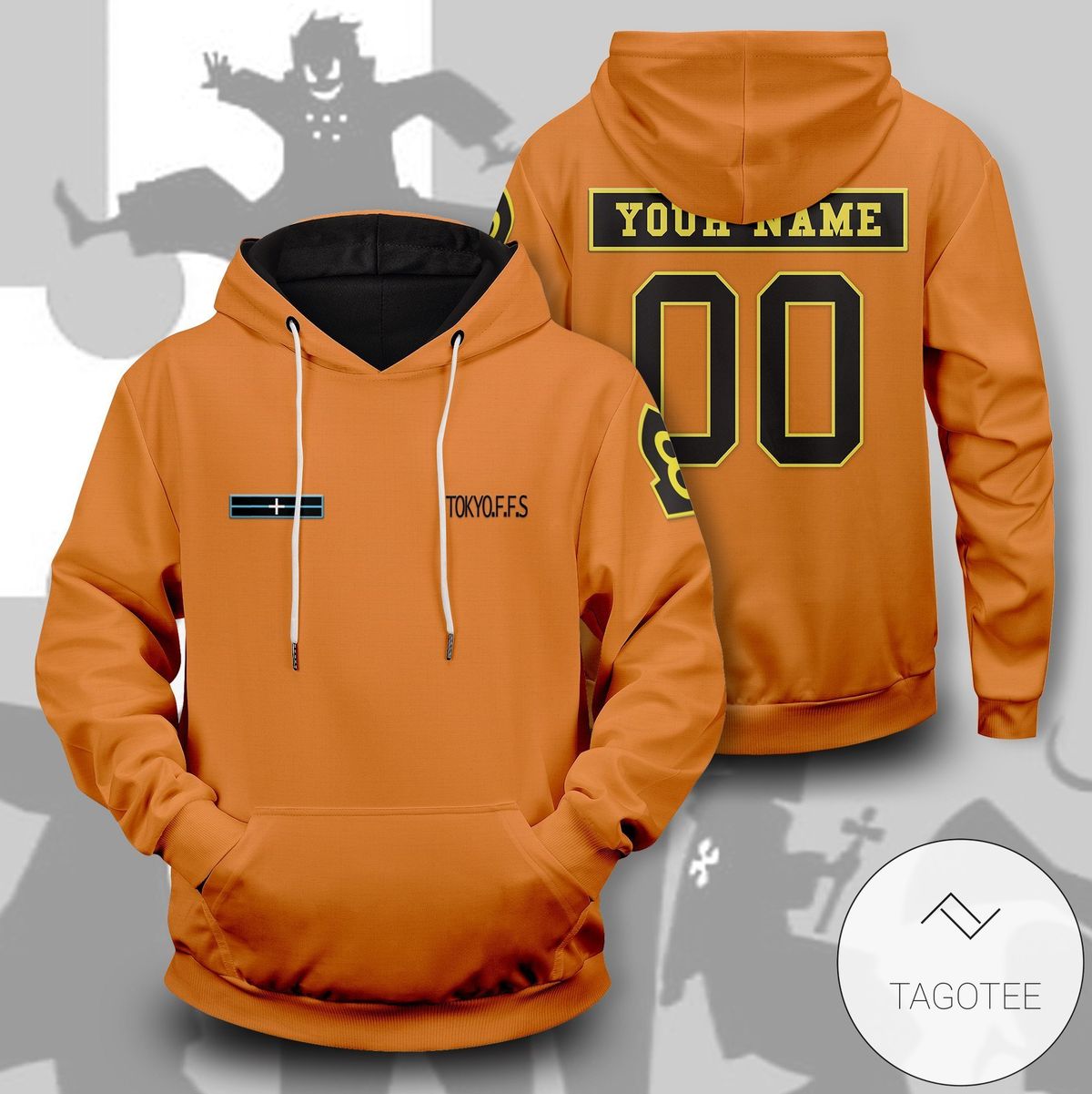 Personalized Fire Force Company 8 Pullover Hoodie Personalized Fire Force Company 8 Pullover Hoodie