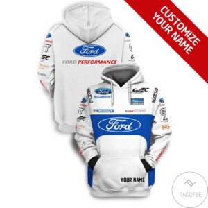 Personalized Ford Motorsports Mustang Rallying Branded Unisex 3D Hoodie