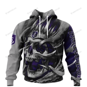 Personalized Fremantle Dockers Custom Skull Jersey Hoodie