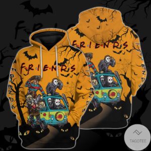 Personalized Friends Horror Halloween Hoodie