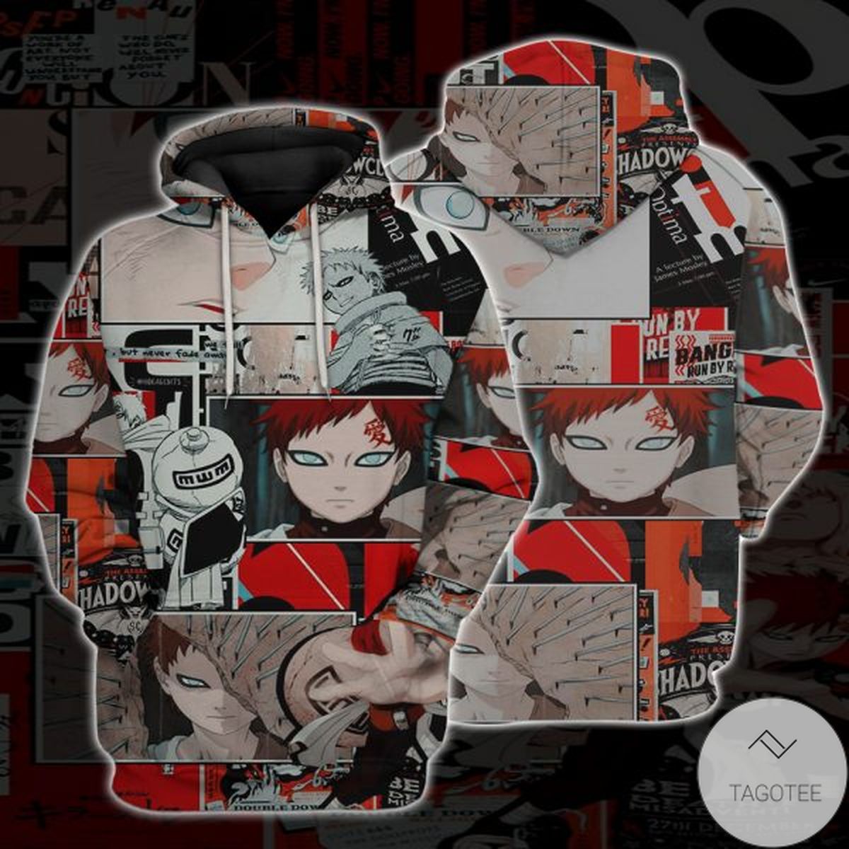 Personalized Gaara Naruto Hoodie Personalized Gaara Naruto Hoodie