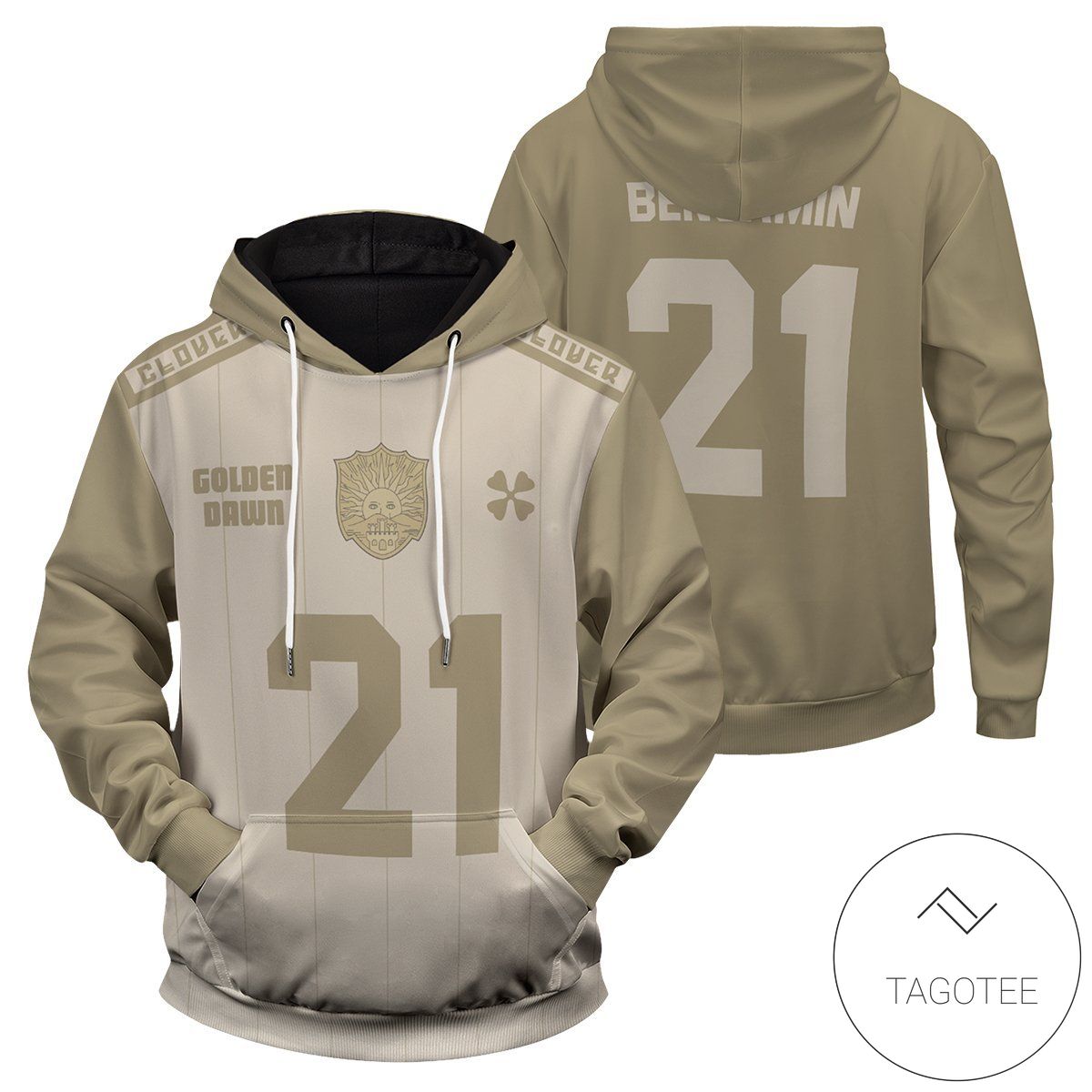 Personalized Golden Dawn Uniform Pullover Hoodie Personalized Golden Dawn Uniform Pullover Hoodie