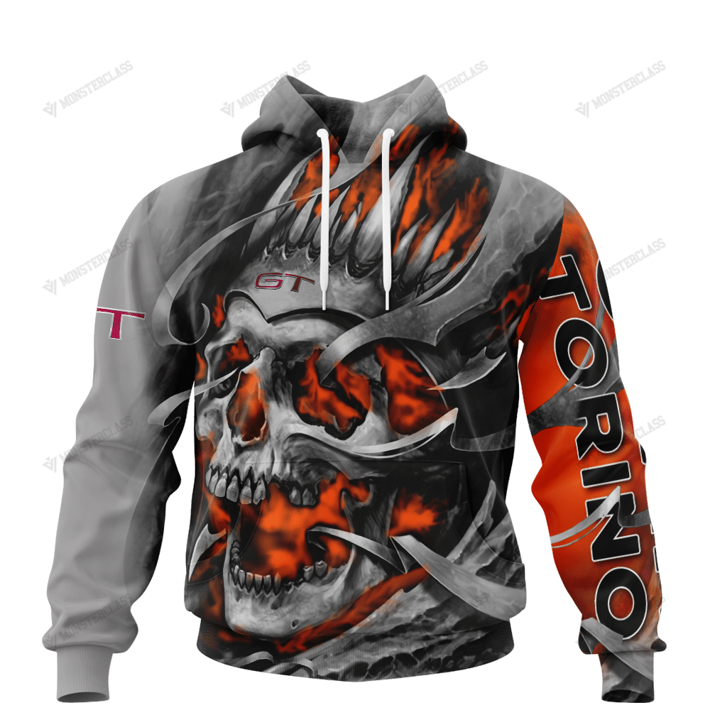 Personalized Gran Torino Gt Skull Custom 3D Shirt Personalized Gran Torino Gt Skull Custom 3D Shirt