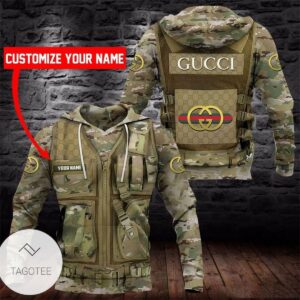 Personalized Gucci Camo Hoodie Tagotee