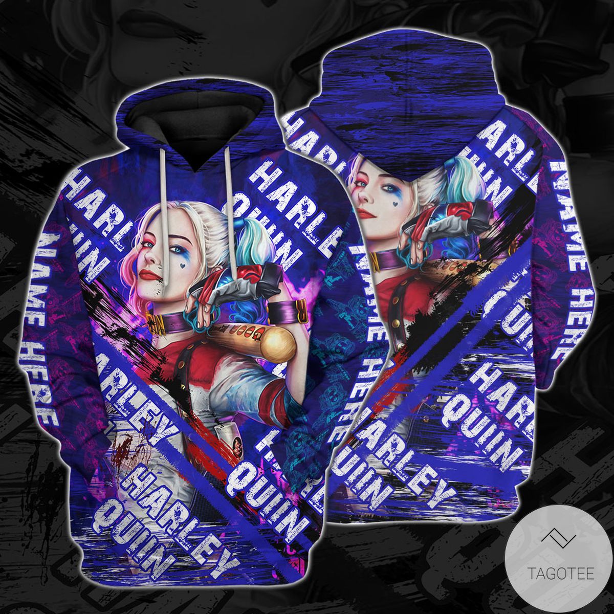 Personalized Harley Quinn Hoodie Personalized Harley Quinn Hoodie