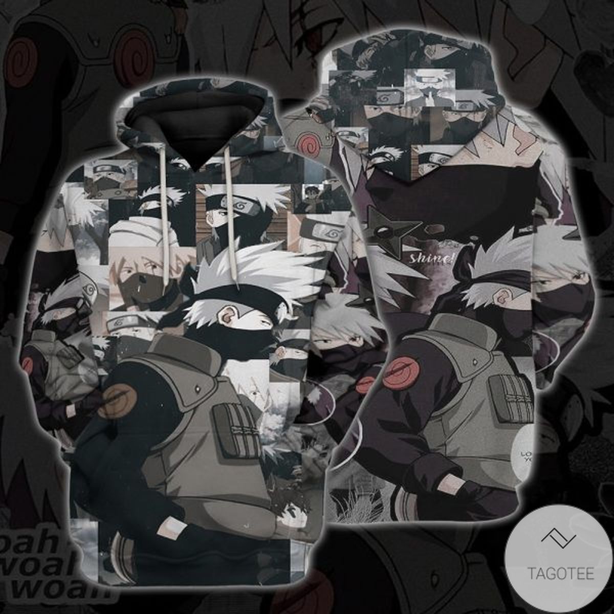 Personalized Hatake Kakashi Naruto Hoodie Personalized Hatake Kakashi Naruto Hoodie