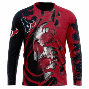 Personalized Houston Texans Japanese Style Skull Custom Jersey 3D Shirt