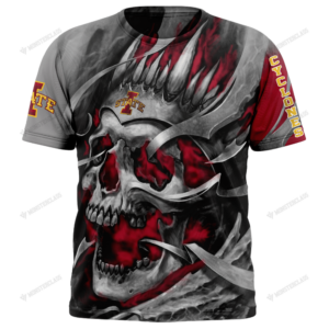 Personalized Iowa State Cyclones Skull Custom 3D Shirt