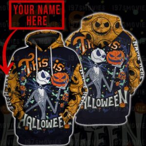 Personalized Jack Skellington This Is Halloween 3D Shirt