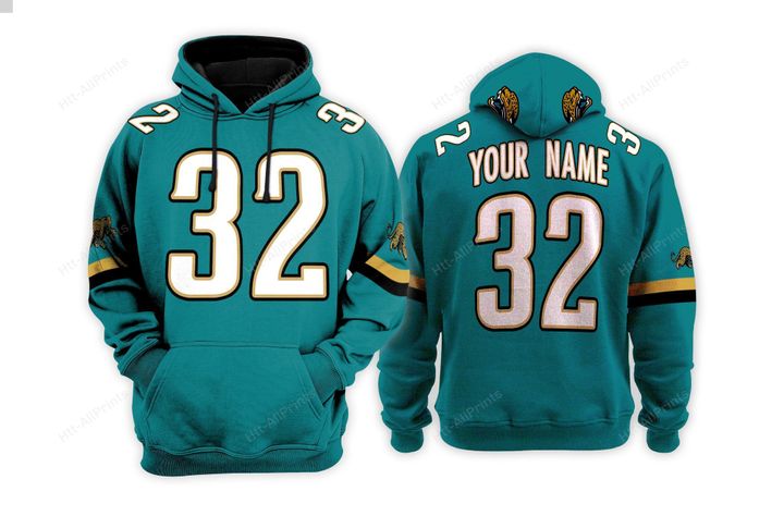 Personalized Jacksonville Jaguars Custom 3D Hoodie Personalized Jacksonville Jaguars Custom 3D Hoodie