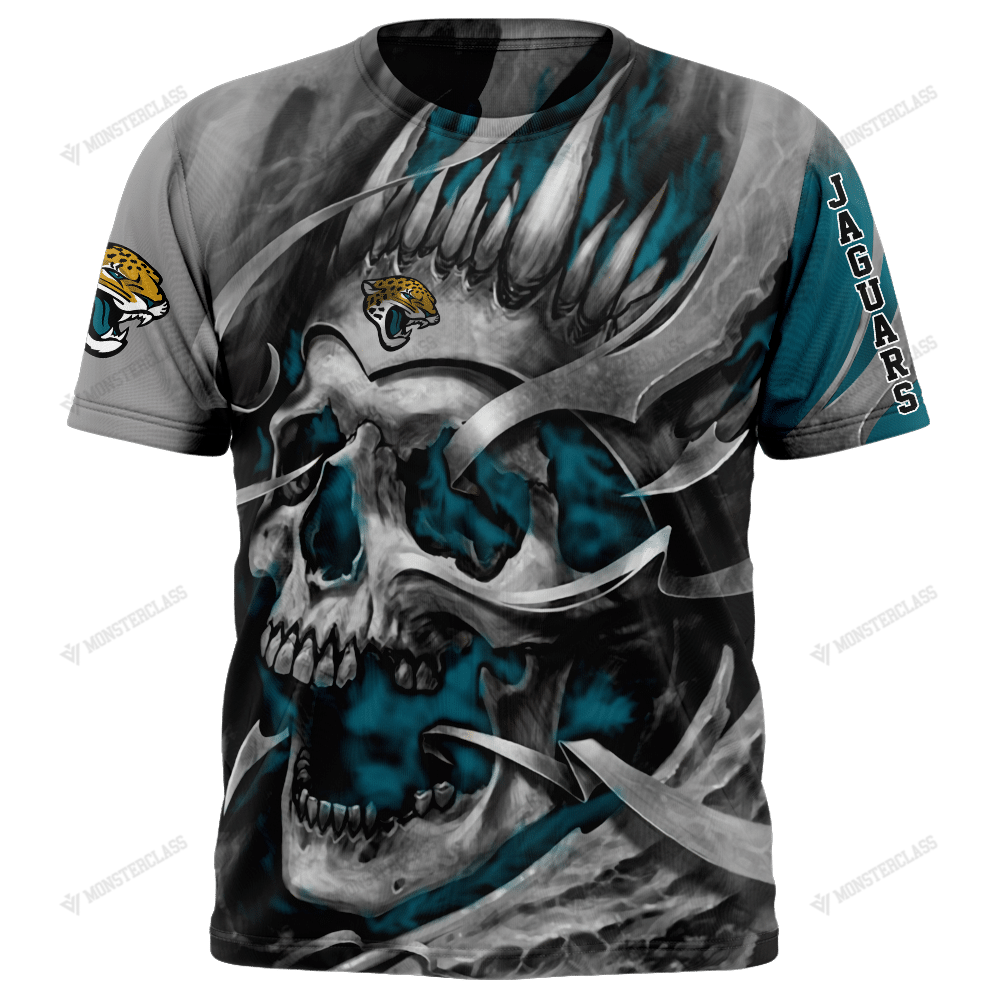 Personalized Jacksonville Jaguars Custom Skull Jersey Hoodie Personalized Jacksonville Jaguars Custom Skull Jersey Hoodie