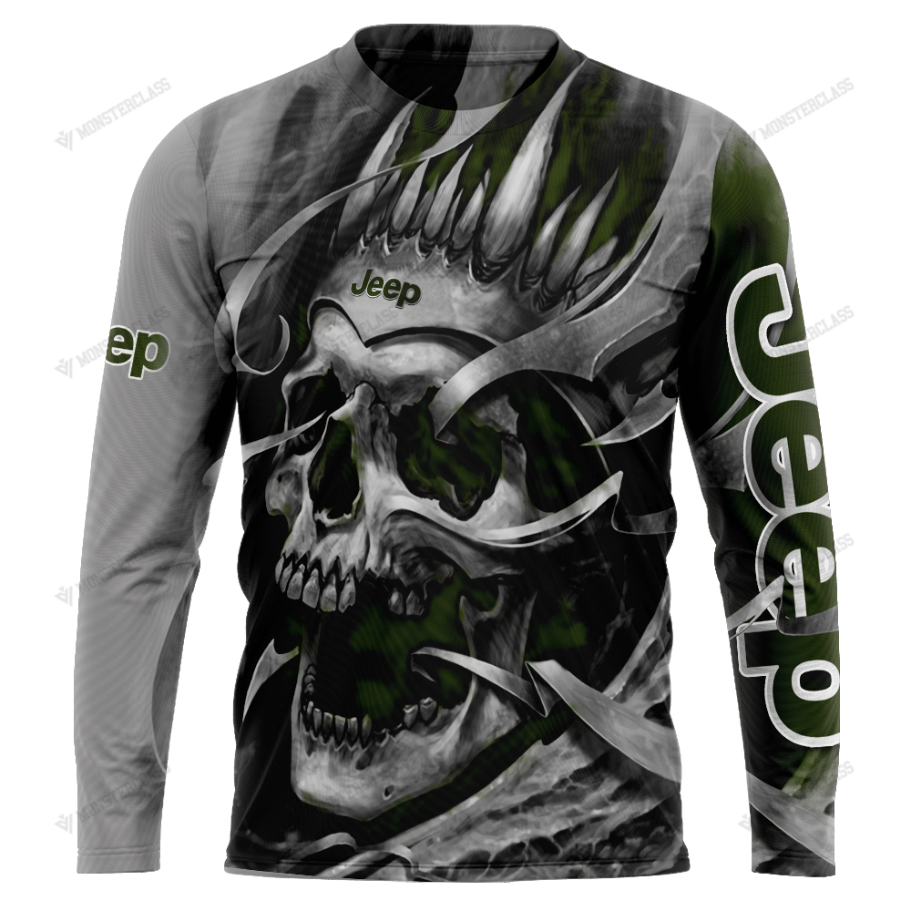 Personalized Jeep Skull Custom 3D Shirt Personalized Jeep Skull Custom 3D Shirt