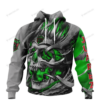 Personalized Juarez Custom Skull Jersey Hoodie