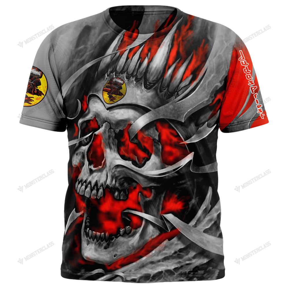 Personalized Judas Priest Band Skull Custom 3D Shirt Personalized Judas Priest Band Skull Custom 3D Shirt