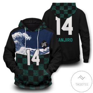 Personalized Kamado Tanjiro Pullover Hoodie