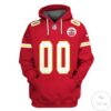 Personalized Kansas City Chiefs Branded Unisex 3D Hoodie