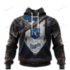 Personalized Kansas City Royals Custom 3D Warriors Jerseys Hoodie