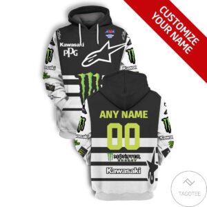 Personalized Kawasaki Branded Unisex 3D Hoodie