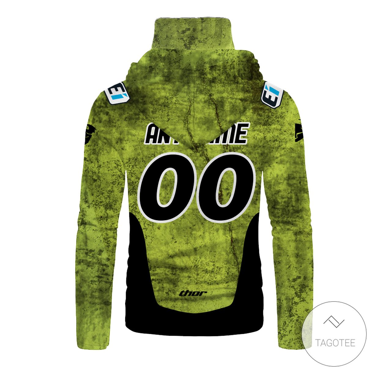 Personalized Kawasaki Mountain Dew Branded Mask Hoodie Personalized Kawasaki Mountain Dew Branded Mask Hoodie
