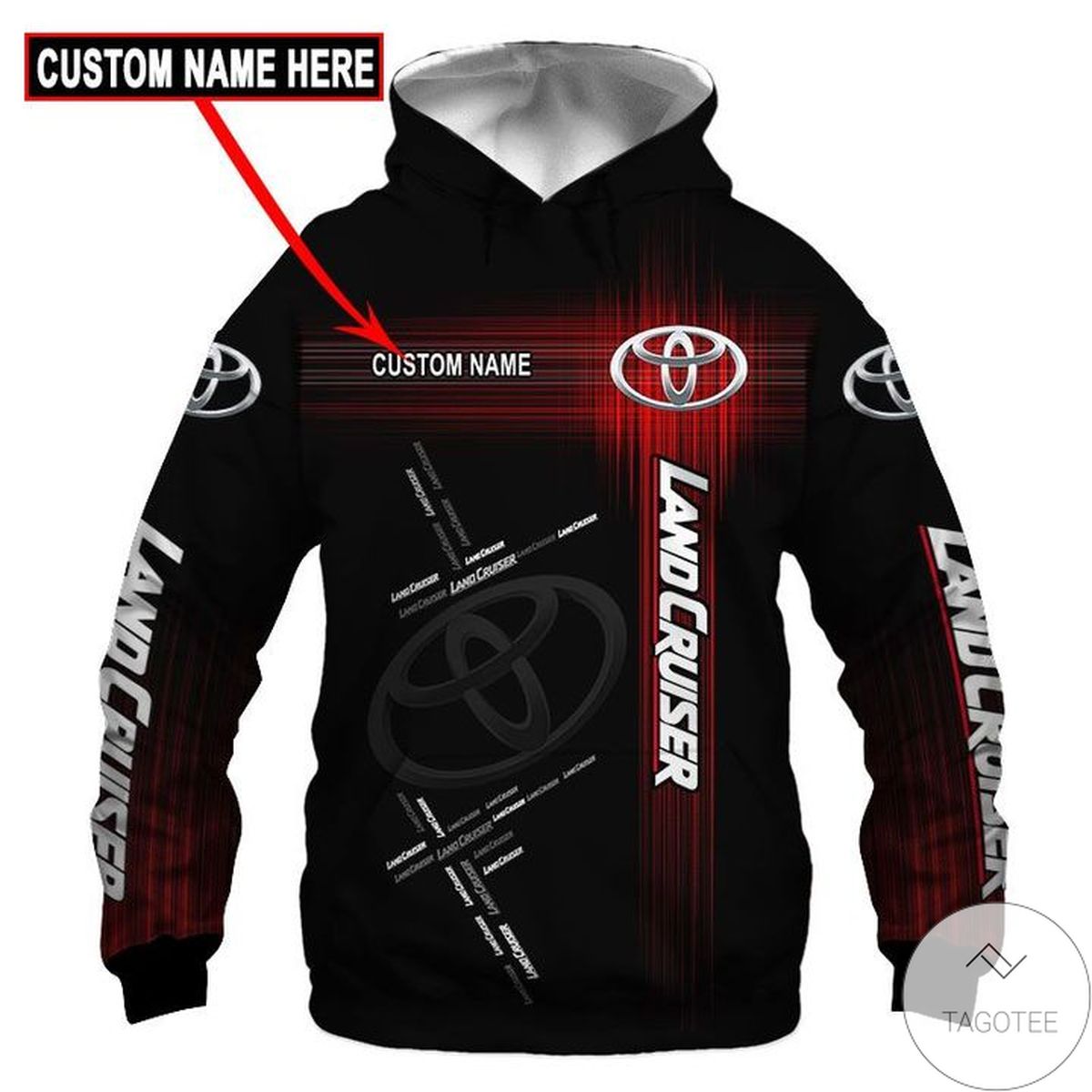 Personalized Landcruiser 3D Hoodie Personalized Landcruiser 3D Hoodie