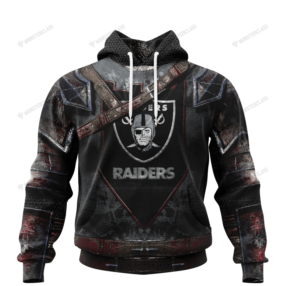 Personalized Las Vegas Raiders Warrior Custom 3D Shirt Personalized Las Vegas Raiders Warrior Custom 3D Shirt