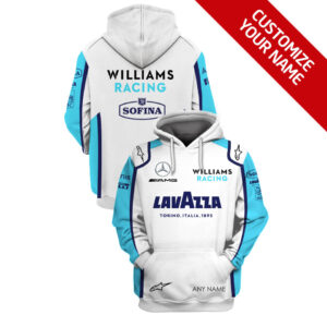 Personalized Lavazza Williams Racing Sofina Racing Custom Name 3D Full Printing Hoodie