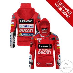 Personalized Lenovo Ducati Gaiter Mask Hoodie