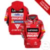 Personalized Lenovo Netapp Ducati Branded Unisex 3D Hoodie