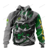 Personalized Leon Custom Skull Jersey Hoodie