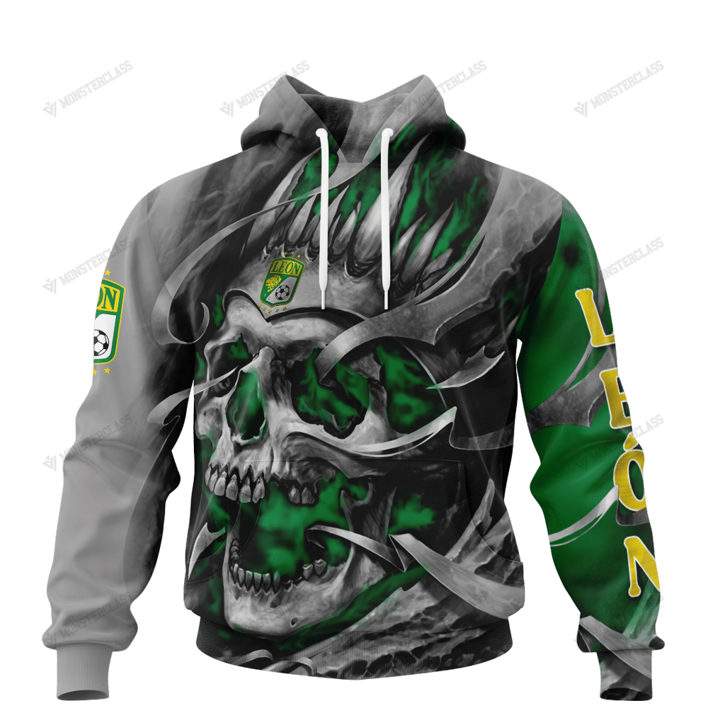 Personalized Leon Custom Skull Jersey Hoodie Personalized Leon Custom Skull Jersey Hoodie
