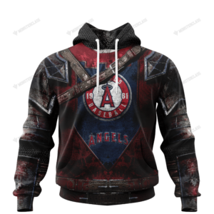 Personalized Los Angeles Angels Custom 3D Warriors Jerseys Hoodie