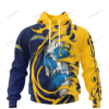 Personalized Los Angeles Chargers Japanese Style Skull Custom Jersey 3D Shirt