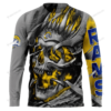 Personalized Los Angeles Rams Custom Skull Jersey Hoodie