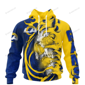 Personalized Los Angeles Rams Japanese Style Skull Custom Jersey 3D Shirt