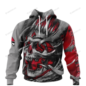 Personalized Louisville Cardinals Skull Custom 3D Shirt
