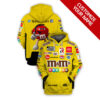 Personalized M&M’S Nascar Racing Custom Name 3D Full Printing Hoodie
