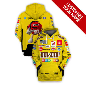 Personalized M&M’S Nascar Racing Custom Name 3D Full Printing Hoodie